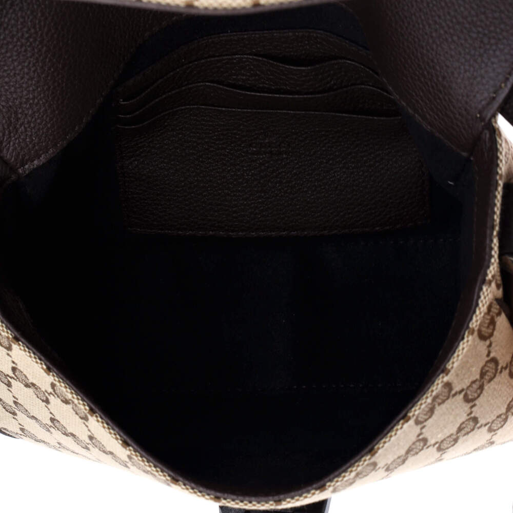 Gucci Buckle Flap Crossbody Bag Gg #225819G14B - Picture 5 of 6